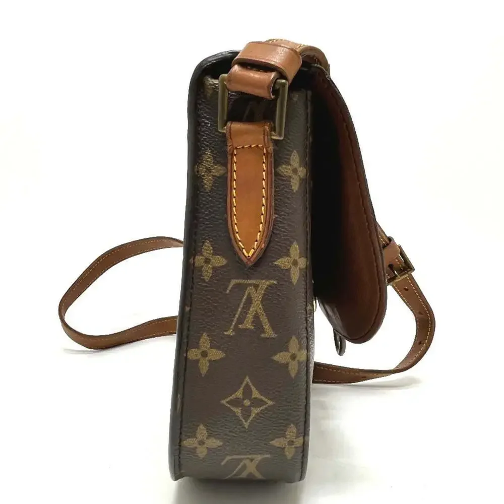 LOUIS VUITTON Brown Monogram Canvas Shoulder Bag